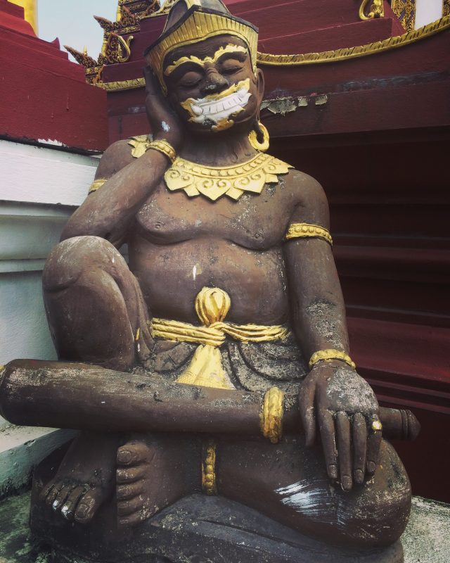 Guardian d'un temple, Chiang Mai, Thailand