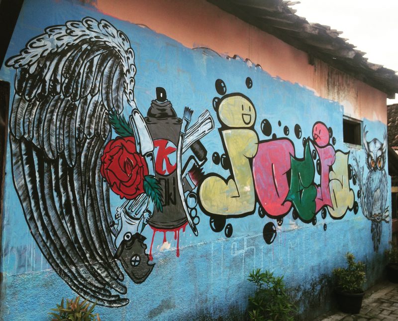 Graffiti à Yogyakarta